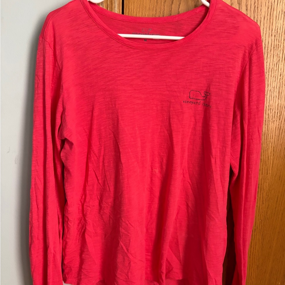 Vineyard Vines Coral Cotton Tee